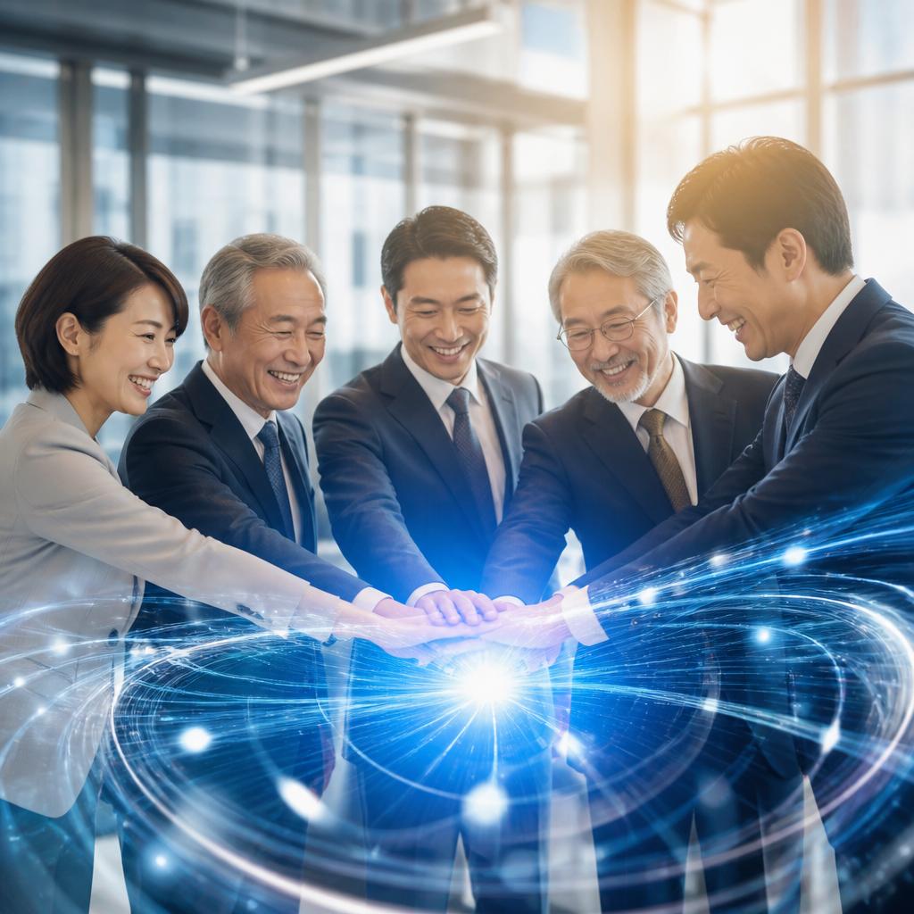 古株経営陣とともに、笑顔で変革を実現！